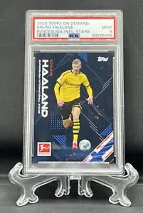 2019-20 Topps Bundesliga International Stars /661 Erling Haaland PSA 9 Rookie - Picture 1 of 2