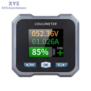 DC 10-100V 0-400A Coulomb Meter Battery Level indicator Battery Capacity Monitor - Picture 1 of 27