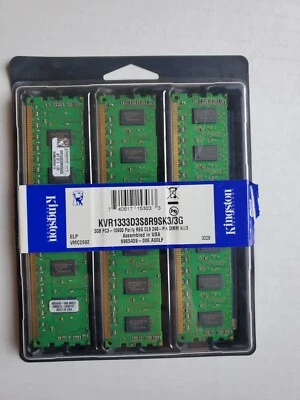 Kingston 3 GB PC3-10600 1333 MHz DDR3 SDRAM 240-Pin 1.5V Desktop DIMM Memory - Image 1 of 4