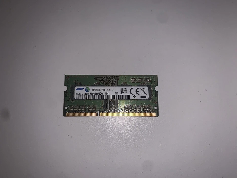 MEMORIA RAM 4 GB DDR3 SAMSUNG PC3 12800S 1600 MHz 204 PIN NOTEBOOK OFFERTA - Immagine 1 di 1
