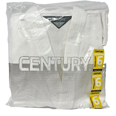 Nuevo Uniforme de Artes Marciales Ligero Century Blanco 6oz Gi Talla 6 Adulto Pequeño Foto 1 de 4