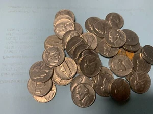 1968 S 1969 S 1970 S Jefferson Nickel Circulated Roll. TC Challenge coin Free SH - Picture 1 of 3