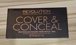 Revolution ultra cover and concealer Super Blendable Cream Palette Med Dark #142 - Picture 1 of 2