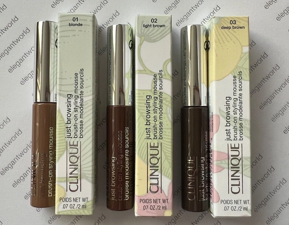 Cepillo Clinique Just Browsing en mousse de peinado .07 oz/2 ml nuevo en caja, elige tu color Foto 1 de 1