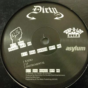 DIRTY 12": Happy / Rollie Pollie / Git Cha Handz Off Me, Rap Vinyl feat Bun B - Imagen 1 de 2
