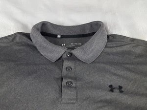 Camisa polo de golf Under Armour Heatgear suelta XXL gris manga corta para hombre - Imagen 1 de 7