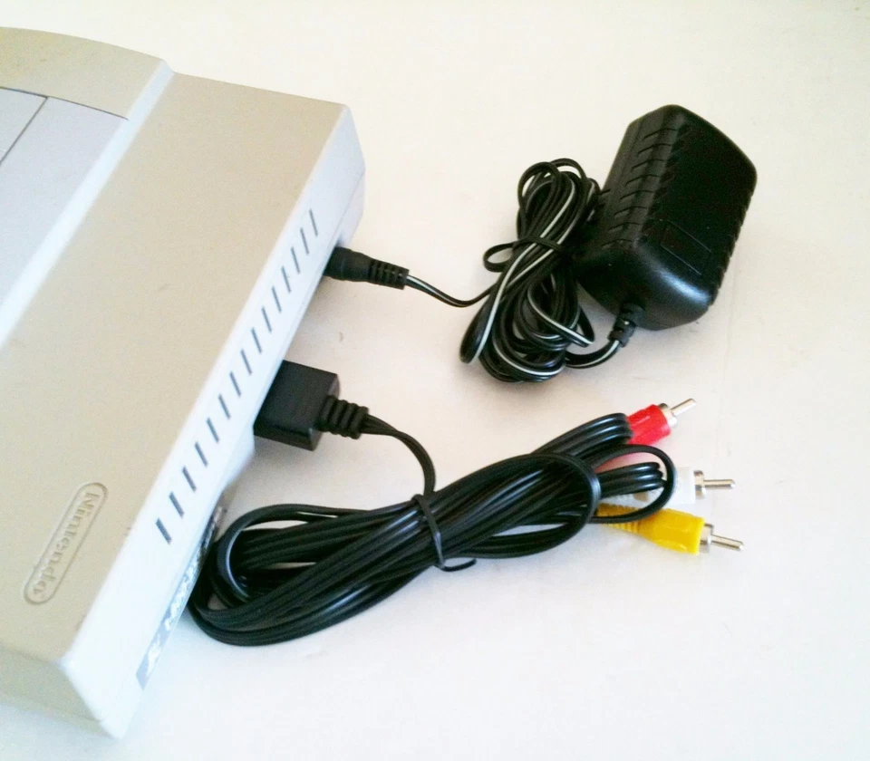 Combo AC Power Supply & RCA AV Audio Video Cable for SNES Super Nintendo NEW - Image 1 of 1