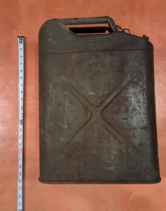 VINTAGE MID CENTURY US MILITARY G JERRY CAN GAS CONCO CAN ICC-5L VGC - Picture 1 of 12