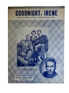 Goodnight Irene Noten 1950 Huddle Ledbetter John Lomax The Weavers Jenkins - Bild 1 von 5