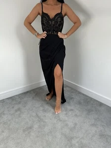 LIPSY DRESS SIZE 10 AMANDA HOLDEN CORNELLI EMBROIDERED CAMI MAXI NEW WITH TAGS - Picture 1 of 5