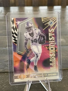 2023 Illusions Amon-RA St. Brown Illusionists #1 ACETATE Detroit Lions - Picture 1 of 6