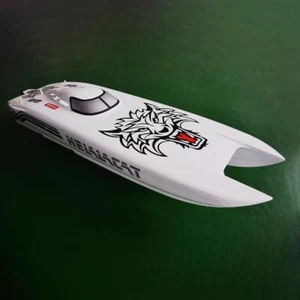 Painted Electric Racing KIT E51 RC Boat FiberGlass Hull Only for Advanced Player - Picture 1 of 1