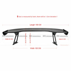 Alerón trasero de fibra de carbono estilo JS para Honda S2000 AP1 AP2 GT alerón labio de ala - Imagen 1 de 12