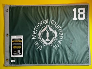 Jordan Spieth Signed 2025 Limited The Memorial Tournament Pin Flag Jack Nicklaus - Picture 1 of 5