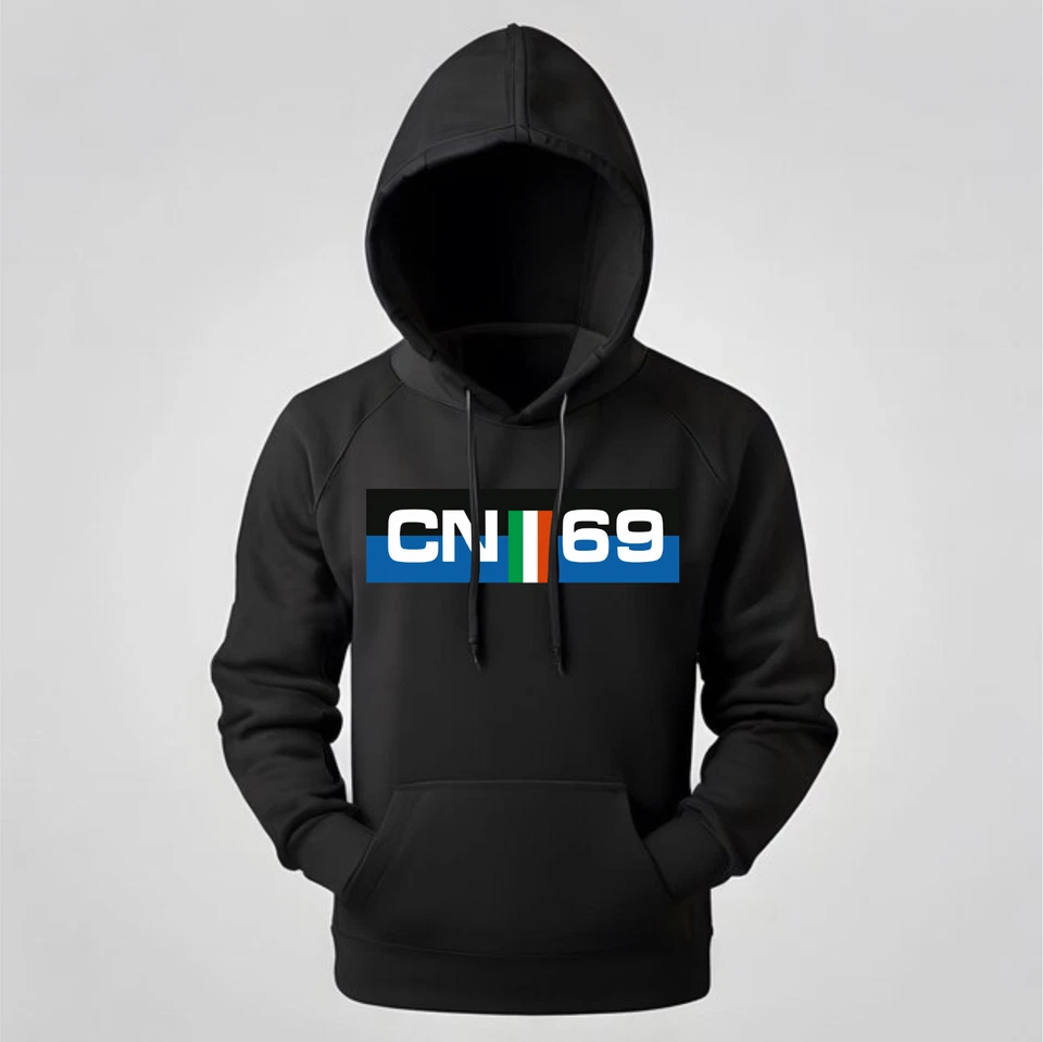 Felpa cappuccio cn69 Inter curva nord Milano maglia ultras - Immagine 1 di 1