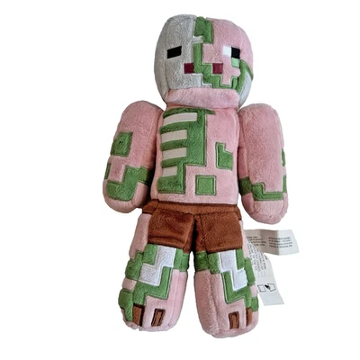 HTF Minecraft Zombie Pigman Plush Video Game Character 33cm 13" 2014 Jinx Mojang - Image 1 of 4