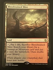 MTG Bloodstained Mire Khans Of Tarkir - Picture 1 of 1