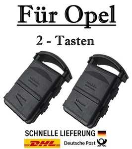 2x Ersatz Autoschlüssel Gehäuse für Opel 2-Tasten PKW Fernbedienung - KS05ANO - Picture 1 of 4