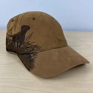 Dri-Duck Wildlife Serie Strapback Mütze Labrador Hund braun gesticktes Logo - Bild 1 von 10