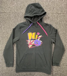 Nike Training DRI-Fit HD GRX Story Hoodie Men Small Black Pullover Retro Graphic - Picture 1 of 12