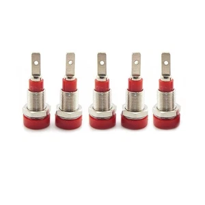 2mm Brass Female Socket Banana plug Connector Jack Chassis Terminal Mount nut - Picture 1 of 10