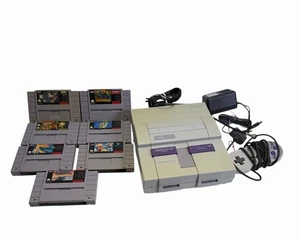 Paquete SNES Super Nintendo SuperMario Donkey Kong Star Fox Plok Batman probado - Imagen 1 de 11