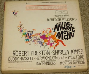 Vintage 1962 The Music Man Reel To Reel Tape 4 Track 7 1/2 IPS Stereo Warner Bro - Imagen 1 de 4