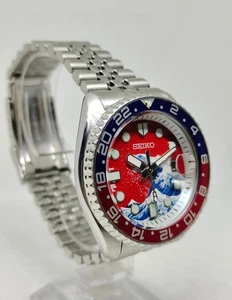 WUNDERSCHÖNE SEIKO DIVERS 7002-7000 GODZILLA DIAL AUTOMATIK HERREN UHR 502342 MOD  - Bild 1 von 10