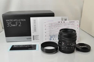 Voigtlander MACRO APO-ULTRON 35mm F2 X Mount w/Box♪♪#6181 - Picture 1 of 10