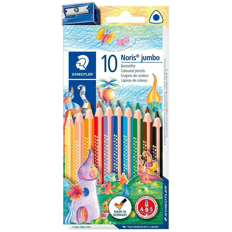 STAEDTLER Noris Club® jumbo Buntstifte farbsortiert, 10 St. - Bild 1 von 1