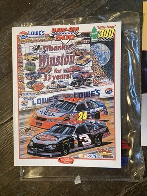 Programa de carreras UAW GM Quality 500 2003 con funda ¡BONITO! Foto 1 de 4