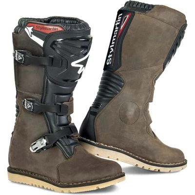 Stylmartin Impact RS Waterproof Moto Motorcycle Motorbike Off-Road Boots Brown - Image 1 of 4