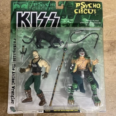 Figuras de acción KISS Psycho Circus Peter Criss y Animal Wrangler 1998 McFarlane Foto 1 de 2