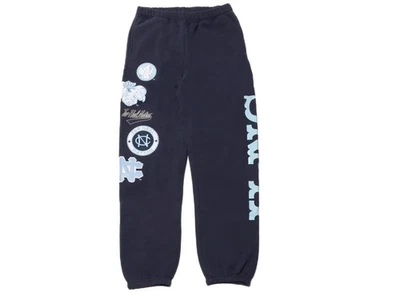 Pantalones deportivos para hombre Mitchell & Ness azul marino UNC NCAA Champ City polar Foto 1 de 4
