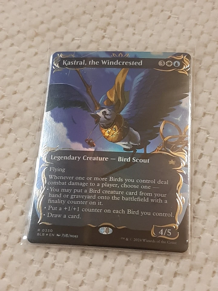 Kastral, the Windcrested  (Borderless) (Raised Foil) MTG Magic The Gathering NP - Image 1 of 1