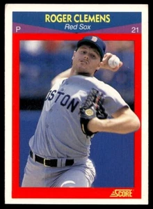 1990 Score 100 Superstars Roger Clemens A74 Boston Red Sox #79 - Picture 1 of 2