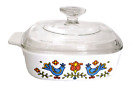 CORNING WARE COUNTRY FESTIVAL FRIENDSHIP 1.5-Qt COVERED CASSEROLE #1-1.5-B