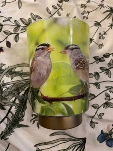 Kevenry Glass Battery LED Table Lamp BIRDS for nursery office gift work home - Picture 1 of 6