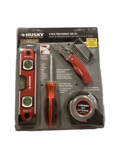 Huskie 4 Piece Professional Tool Set - Picture 1 of 4