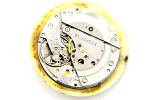 PUW Handaufzug Uhrwerk - Kaliber 360 - inkl. Zifferblatt und Zeiger - Picture 1 of 2