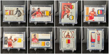 (8) Dominique Wilkins National Treasures Prime Patch Jersey Cards