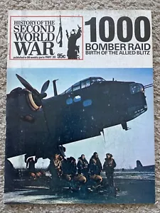 History of the Second World War Vintage Magazine Part 30 1973 - 1000 Bomber Raid - Foto 1 di 9