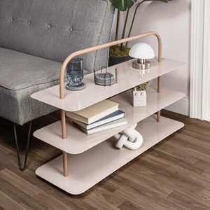 Minimalistischer 24,5" 3-stufiger Eisen Beistelltisch oder Schuhregal - Bild 1 von 5