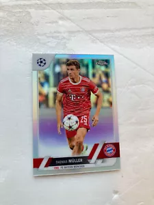 2022-23 Topps Chrome UEFA Thomas Muller Refractor Bayern Munich Germany #187 - Picture 1 of 6