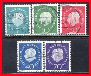 Berlin Postage Stamps Scott 9N165-9N169, Used Complete Set!! Be344c - Picture 1 of 1