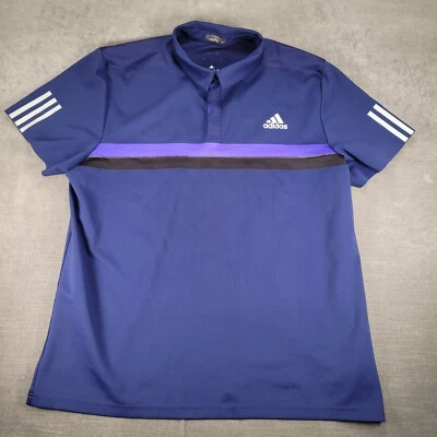 Adidas Barricade Golf Polo Shirt ClimaCool Athletic Training 2XL - Image 1 of 4