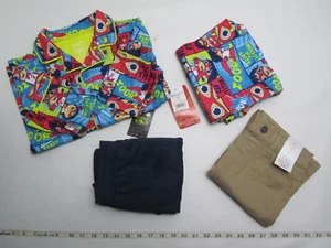 Lot Of 4 Pieces Of Boys Clothing Little kids Pants And Pajama Set S/CH 6-7 - Picture 1 of 8