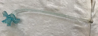 "1 araña veneciana de murano azul cristal transparente pieza de repuesto 15"" flor" Foto 1 de 4