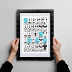NEWCASTLE UNITED CARABAO CUP SIEGER 2025 SQUAD TEAM SIGNED POSTER PRINT PHOTO - Bild 1 von 9