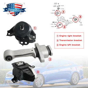 3x Engine Motor & Transmission Mount for Kia Optima 2016 2017 2018 2019 2020 - Picture 1 of 9